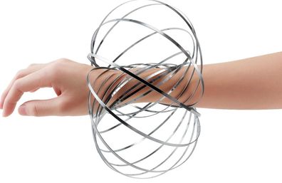 2er-Set, Magic Flow Ring, sensorisches, interaktiver, 3D Arm-Spinner, Spirale Ringe