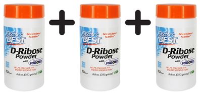 3 x D-Ribose Powder - 250g