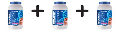 3 x IsoJect, Strawberry Smoothie - 858g