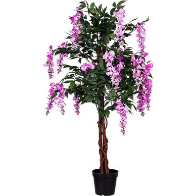 Plantasia® Kunstpflanze Künstlicher Wisteria Goldregen Zimmerpflanze Kunstbaum