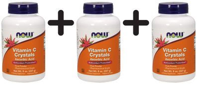 3 x Vitamin C Crystals - 227g