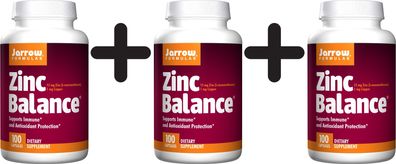 3 x Zinc Balance - 100 caps