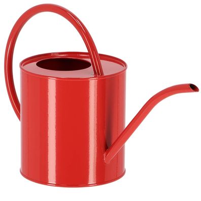 Esschert Design Gießkanne S Rot 1,3 Liter aus Metall