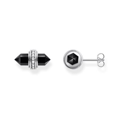 Thomas Sabo Schmuck Damen-Ohrringe Onyx Schwarz Silber Ohrstecker H2281-641-11