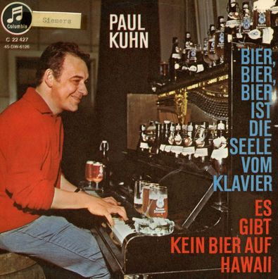 7" Cover Paul Kuhn - Es gibt kein Bier auf Hawaii