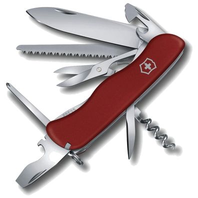 Victorinox Outrider - Taschenmesser mit Feststellklinge + Schere, 13 Werkzeuge