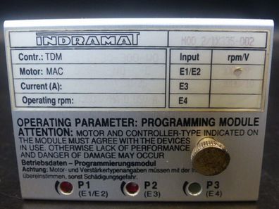 Indramat MOD 2/1X335-002 Programmiermodul