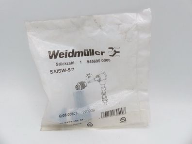 Weidmüller SAISW-5/7 9456950000 Rundsteckverbinder > ungebraucht! <
