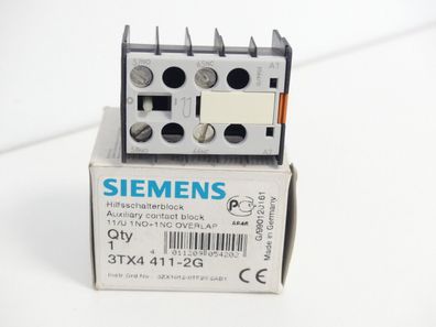 Siemens 3TX4411-2G Hilfsschalterblock - ungebraucht!