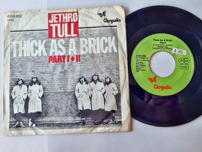 Jethro Tull - Thick as a brick 7'' Vinyl Germany