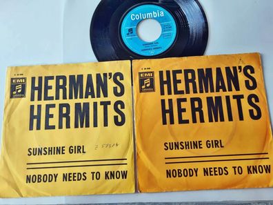 Herman's Hermits - Sunshine girl 7'' Vinyl Germany/ 2 COVERS