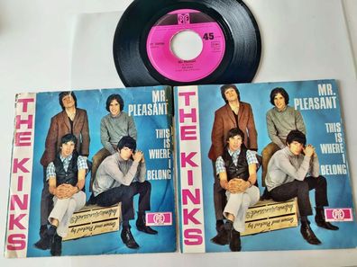The Kinks - Mr. Pleasant 7'' Vinyl Germany/ 2 verschiedene Cover