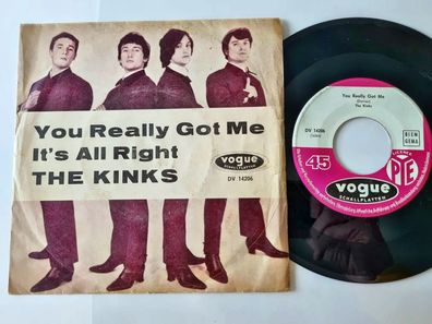 The Kinks - You really got me 7'' Vinyl Germany