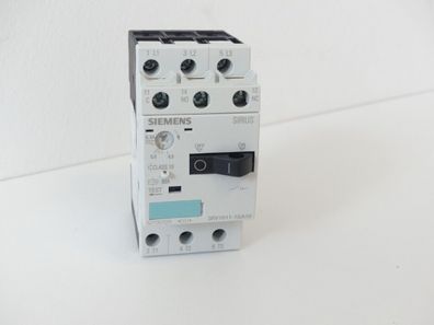 Siemens 3RV1011-1GA10 Leistungsschalter + 3RV1901-1D Hilfsschalter