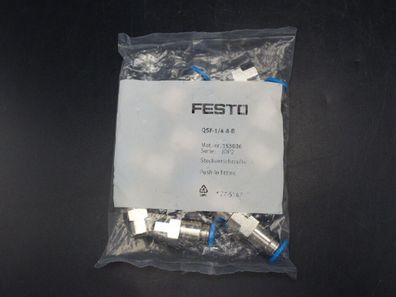 Festo QSF-1/4-8-B Steckverschraubung 153026 VPE 10 St > ungebraucht! <