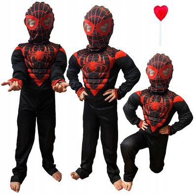 Kostüm Spiderman Ball Karneval Muskeln für Jungen Party .