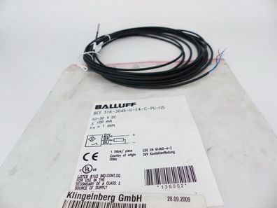 Balluff BES 516-3045-G-E4-C-PU-05 Näherungsschalter > ungebraucht! <