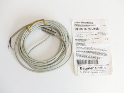 Baumer IFR 08.26.35/ L/ K08 Induktiver Näherungsschalter - ungebraucht! -