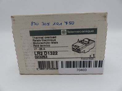 Telemecanique LR2 D1322 023263 Motorschütz relais > ungebraucht! <