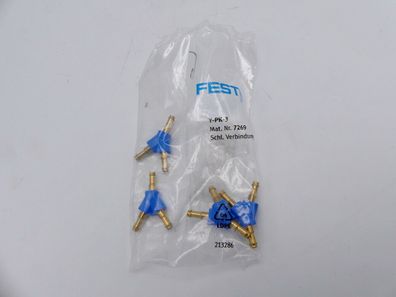 Festo Y-PK-3 Mat. Nr. 7269 Schlauchverbindung VPE = 4 Stk. ungebraucht