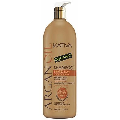 Kativa Argan Oil Shampoo Protection Softness & Shine 1000ml