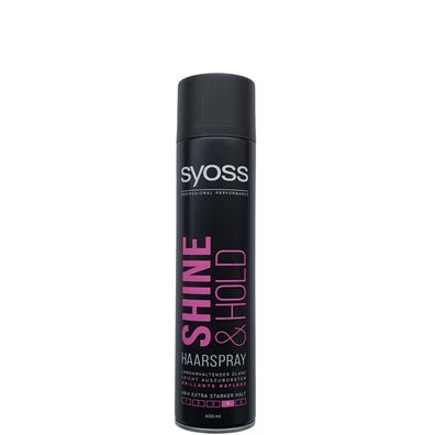 Syoss/ Shine&Hold Haarspray 400ml/ Haarstyling/ Haarpflege