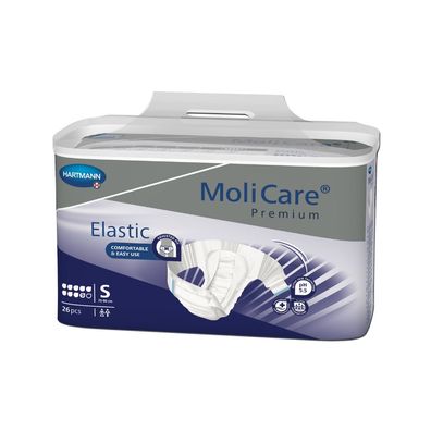 3x MoliCare Premium Elastic 9 Tropfen, S - 4052199297286 | Packung (26 Stück) (Gr. S)