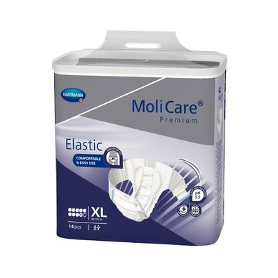 MoliCare Premium Elastic 9 Tropfen, XL | Packung (14 Stück) (Gr. XL)