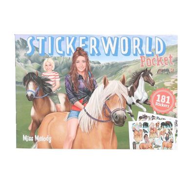 1 Stück Miss Melody Pocket Stickerworld 17x12x0,5cm