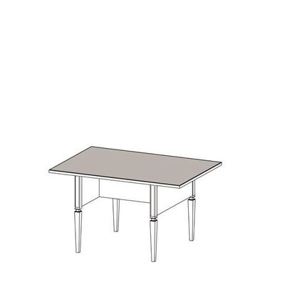 Esstisch Esstische Tische Meeting Tisch Büro Konferenztisch 130x85cm Holz Möbel