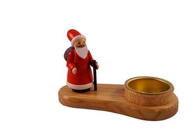 Kerzenhalter Weihnachtsmann mit Teelicht bunt Höhe=7,5cm NEU Weihnachten Kerzens
