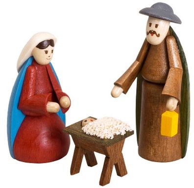 Miniaturfiguren Krippenfiguren bunt Höhe 5,5cm NEU Weihnachten Christi Geburt Ho