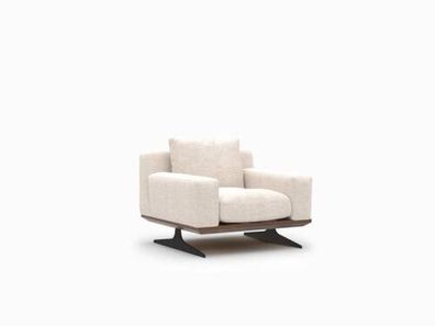 Wohnzimmermöbel Sessel Luxus PolsterSitz Modern Polstermöbel Design Einrichtung
