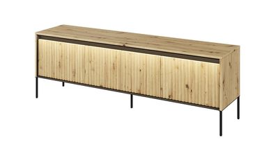 Fernsehschrak Trend TR-05 Tv-Schrank 167x56x40 cm geriffelte Front