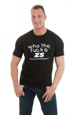 T-Shirt schwarz ZS2radteile Who the… Größe S-XXL