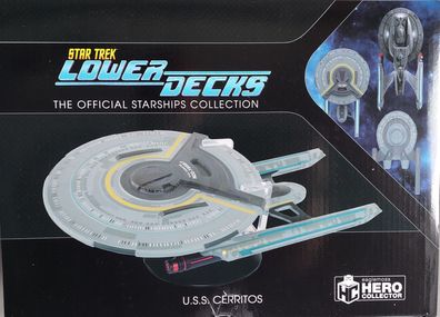 U.S.S. Cerritos NCC-755 XL Sammlermodell Star Trek LOWER DECKS Metall Eaglemoss OVP