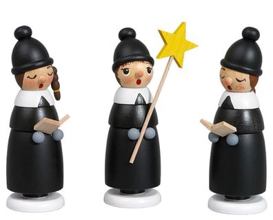 Tischfiguren Kurrendefiguren bunt HxBxT 9x4,5x3cm NEU Weihnachten Seiffen Kerzen