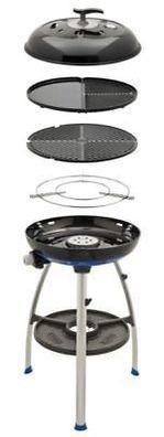 Carri Chef-2 Grill2 mit Taschen, BBQ Combo Camping Kugel Grill Gas 50 mbar