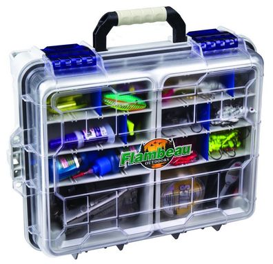 Flambeau Wasserdichter Organizer 4005WPBC inkl. 2 Köderboxen - 47,5x34,5x24,9cm