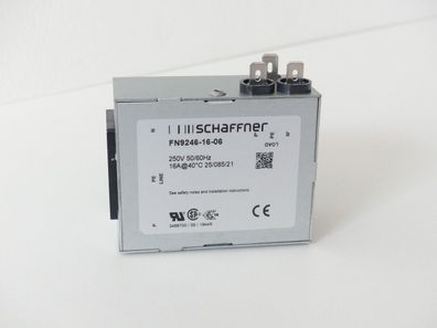 Schaffner FN9246-16-06 Strom-Eingangsmodul 250V - ungebraucht!