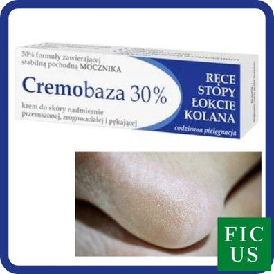 Cremobaza 30% CREME 30G - Anwenden bei Hautrissen und Verhornungen.