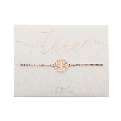 Armband 'Baum des Lebens' rosévergoldet, 6044ba 1 St