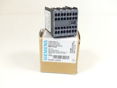 Siemens 3RH2911-2HA30 Hilfsschalterblock E-Stand 03 - ungebraucht!