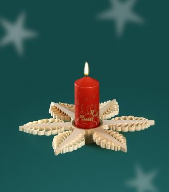 Tischschmuck Teelichthalter aus 6 Bäumchen Ø23cm NEU Kerzenständer Weihnachten