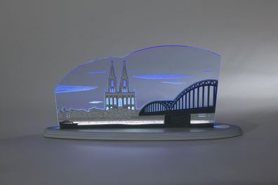 Motivleuchte Kölner Dom Länge ca 47cm NEU Schwibbogen Lichterbogen LED Rhein Kir