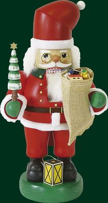 Nussknacker Weihnachtsmann mit Geschenkesack Höhe= 35cm NEU Weihnachten Seiffen N