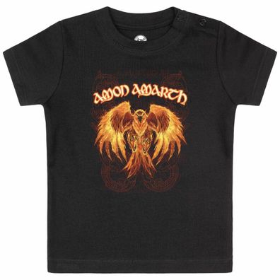 Amon Amarth (Burning Eagle) Baby T-Shirt 100% Bio Baumwolle 100% offizielles Merch