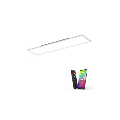 Paul Neuhaus Q-FLAG, 120x30cm, LED Panel, LED-Deckenleuchte, Smart Home, 48W...
