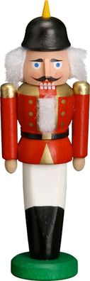 Nußknacker Figur Weihnachten Erzgebirge Seiffen Soldat rot 11505/1 NEU