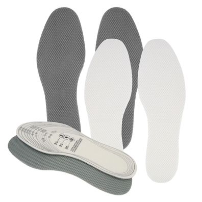 2 Paar x Schuheinlage Antibakteriell Einlegesohlen Fußgeruch Sohlen 32-45